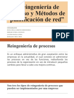 Reingeniería de Proceso y Métodos de Planificación