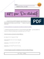 TP 3 Estimation de La Concentration en Ions Nitrate de L'eau Du Robinet.