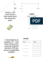 Calculating Savings and Investments