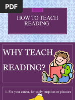 How To Teach Reading