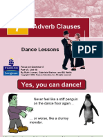 Adverb Clauses: Dance Lessons