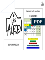 Calendario Pruebas Septiembre 2019 PDF