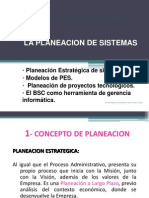 La Planeación de Los Sistemas