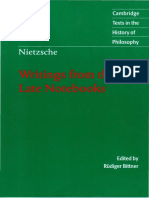 (Cambridge Texts in the History of Philosophy) Friedrich Nietzsche - Writings from the Late Notebooks-Cambridge University Press (2003).pdf