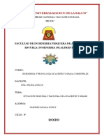 Diagnóstico de la situación de los aceites elaborados a partir de semillas y frutos oleaginosos en el Perú