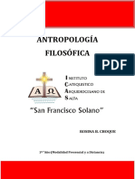 ANTROPOLOGÍA FILOSÓFICA