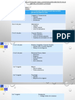 Cronograma de Actividades Proyecto 2