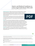 Psychiatric and Medical Conditions in Transition-Aged Individuals With ASD