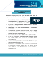 Reglas para El Desarrollo de La Formacion