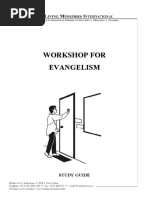 Workshop For Evangelism - Study Guide PDF