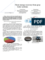 Possibilities of Heat Energy Recovery From Gray Water Systems