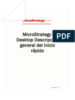 Microstrategy Desktop Descripción General Del Inicio Rápido