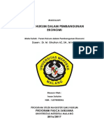 Tugas Mata Kuliah Peran Hukum Dalam Pemb PDF