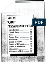 40m QRP Transmitter - VU2VWN and VU2PCM