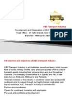 ABC Transportation Industry BSBHRM501
