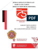 Poroposal Kegiatan Perayaan Hari Ulang Tahun Kemerdekaan Republik Indonesia