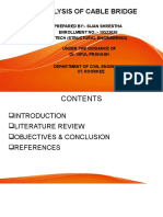 Analysis of Cable Bridge Design