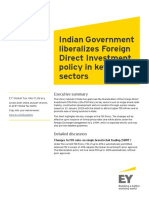 2018G - 00314-181Gbl - Indian Gov Liberalizes Foreign Direct Investment Policy in Key Sectors PDF