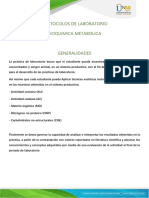 Protocolos Laboratorio Curso Bioquimica Metabolica PDF