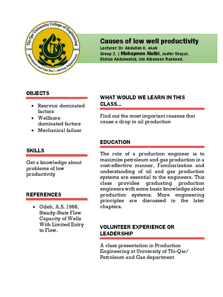 Petroleum Production Engineering II PDF Petroleum Reservoir