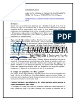 Informe Primera Lectura Complementaria