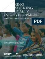 Thinking and Working Politically in Development - Coalitions For Change in The Philippines - Faustino - Sidel PDF