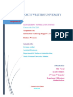 Assignment 01: Management Information System