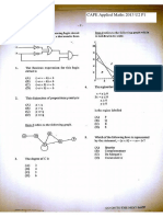 CAPE Applied Mathematics 2013 U2 P1