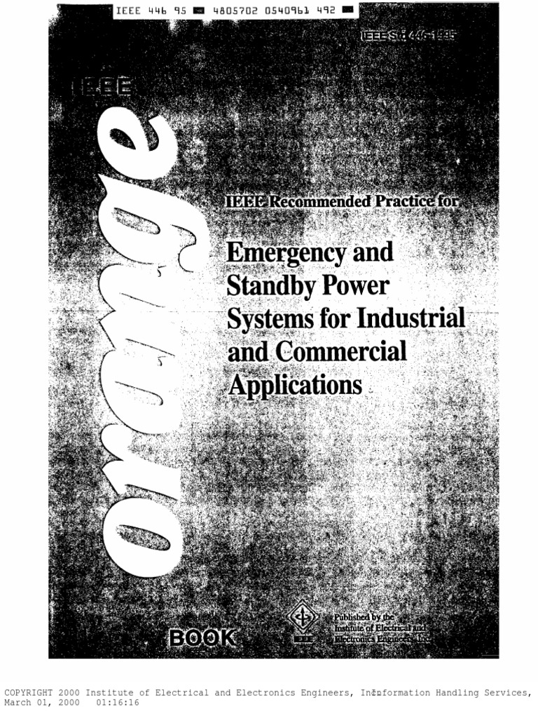 IEEE Orange Book PDF PDF Electrical Engineering Computer Engineering
