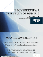 State Sovereignty: A Case Study of Russia & Georgia