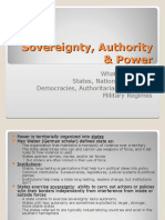 Sovereignty Authority Power