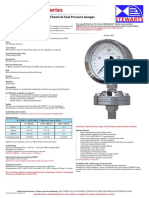 MODELS-2030 Series: All Stainless Steel Construction Chemical Seal Pressure Gauges