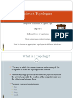 Network Topologies: Prepared By:Ronnel P. Agulto, Cpe Objectives