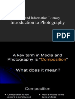 Media and Information Literacy: Introduction To Photography