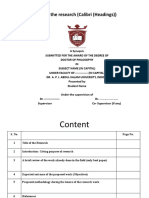 Format PPT For RDC English Medium Students