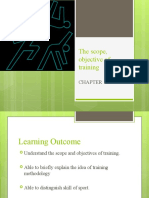 Chapter 1 The scope and objectivity in training