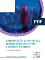 Outcomes For Provisionally Registered Doctors Jul15 - PDF 61407158