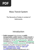 Mass Transit System