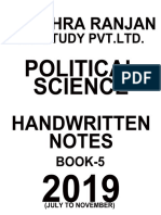 Shubhranjan Political Science Notes Book-5