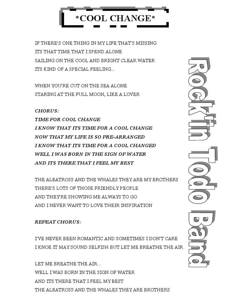 Cool Change | PDF
