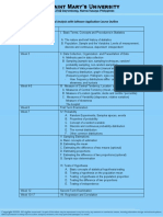 Statistical Analysis Software Course Outline