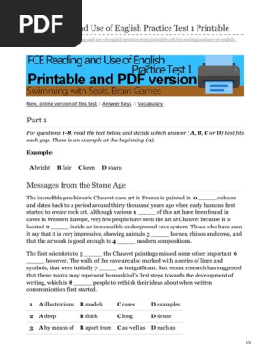 engexam.info-FCE Reading and Use of English Practice Test 1 Printable