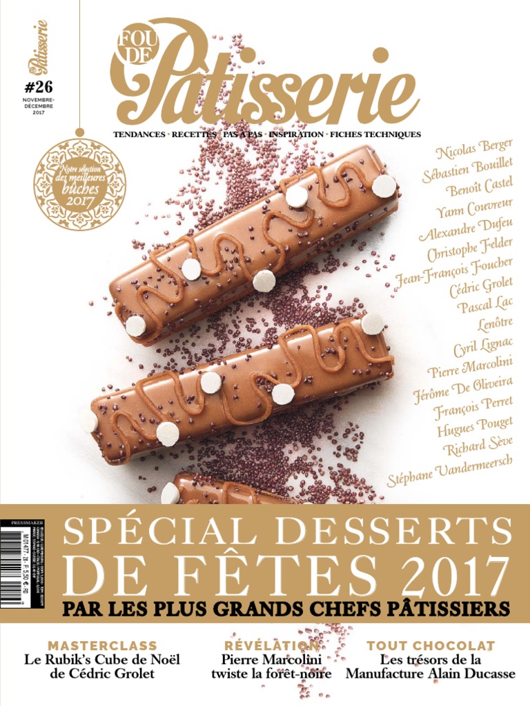 Page De Garde Cahier De Recettes Boulangerie Patisserie Fou de Pâtisserie 26 PDF | PDF | Biscuit | Chocolat