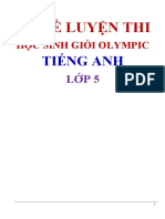 BỘ ĐỀ LUYỆN THI OLYMPIC 5