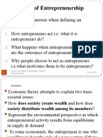 Theories of Entrepreneurship: Questions To Answer When Defining An Entrepreneur