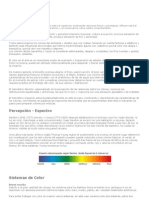 Teoría del color: Sistemas CIE y Munsell para la clasificación y descripción del color