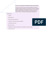 Cuál Es El Funcionamiento y Los Componentes Del Sistema de Dirección Eléctrica