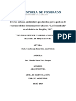 Efectos Urbano-Ambientales Producidos Por La Gestión de Residuos Sólidos Del Mercado de Abastos "La Hermelinda" en El Distrito de Trujillo, 2017