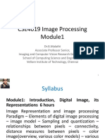 CSE4019 Image Processing Module1 Syllabus