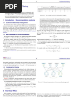 Collaborative Filtering: 1 Introduction - Recommandation Systems